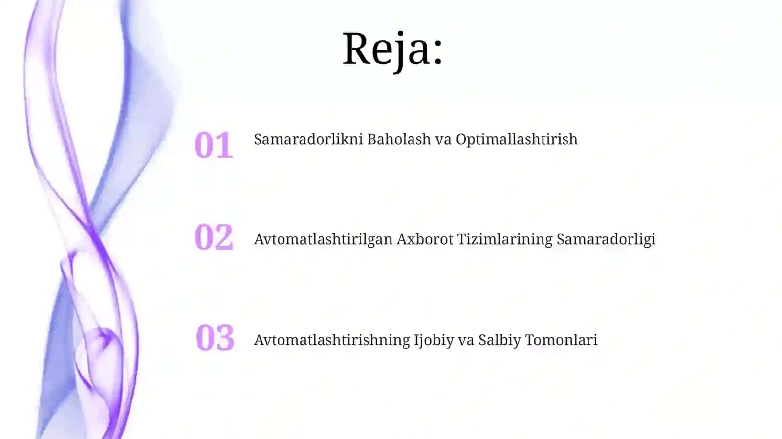 Avtomatlashtirilgan axborot tizimlari samaradorligi 2