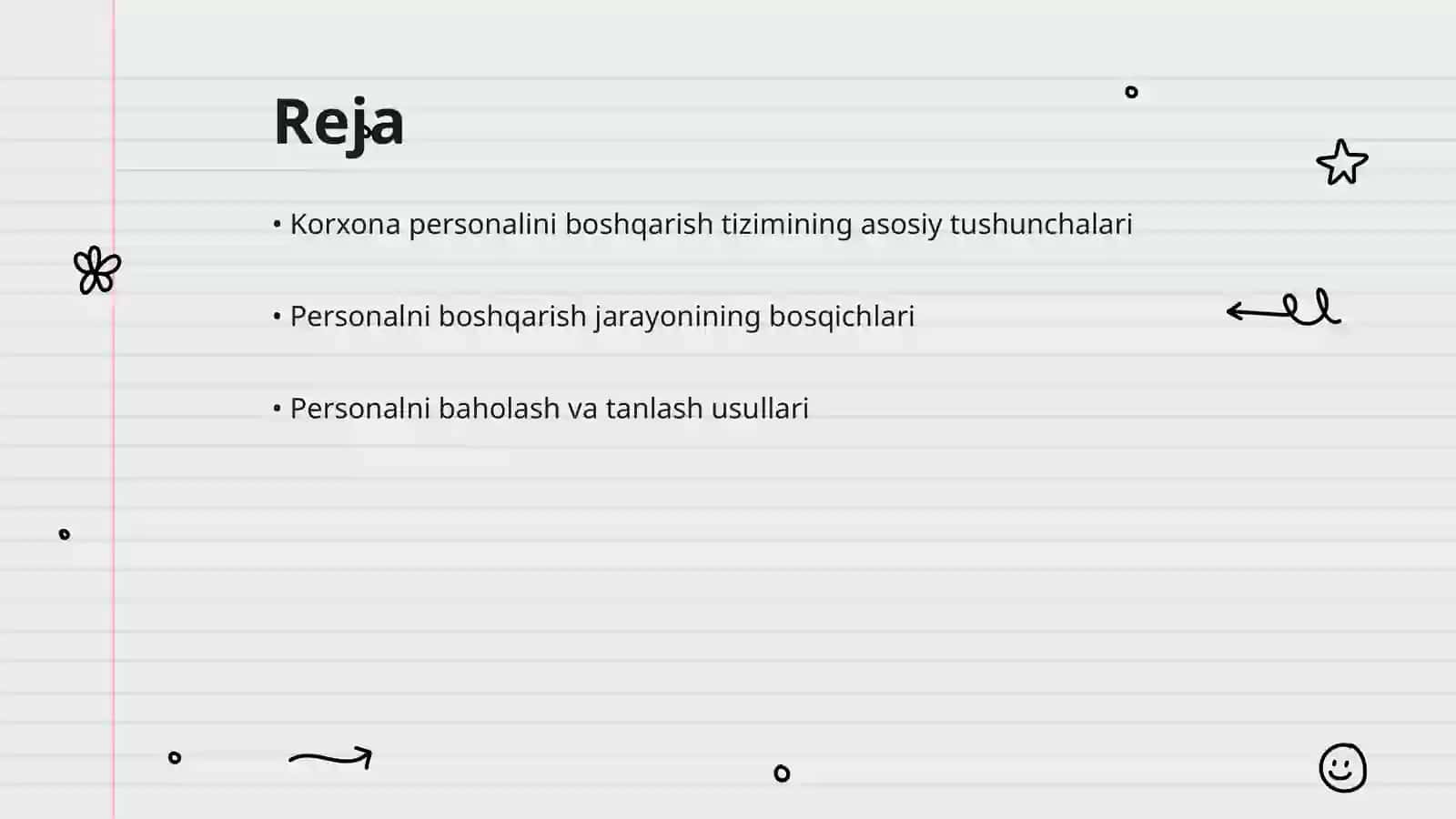 Korxona personalini boshqarish tizimini tahlili 2