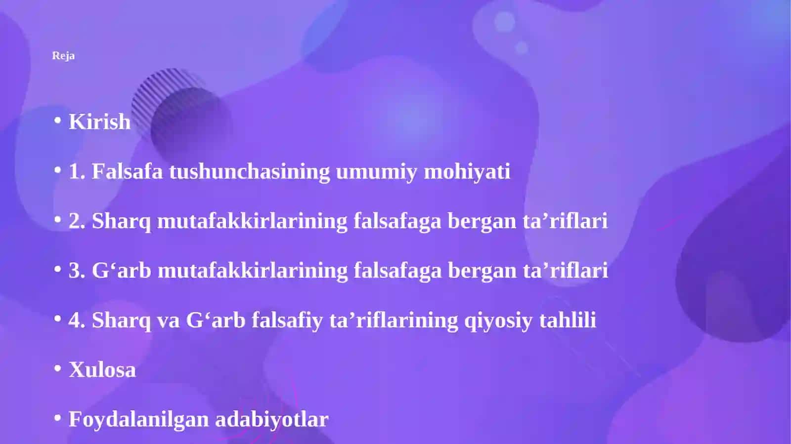 Falsafaning mohiyati va oid Sharq va G’arb mutafakkirlarining ta'riflari 2