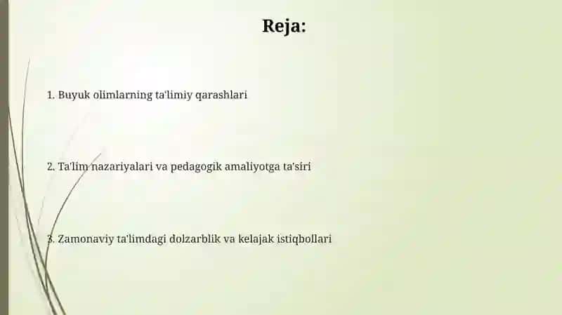 Buyuk allomalar tarbiya haqida 2