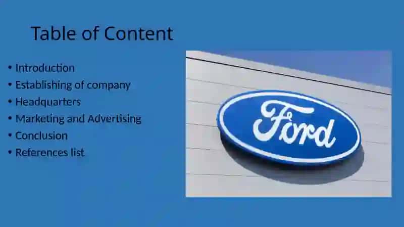Ford Motor Company 2