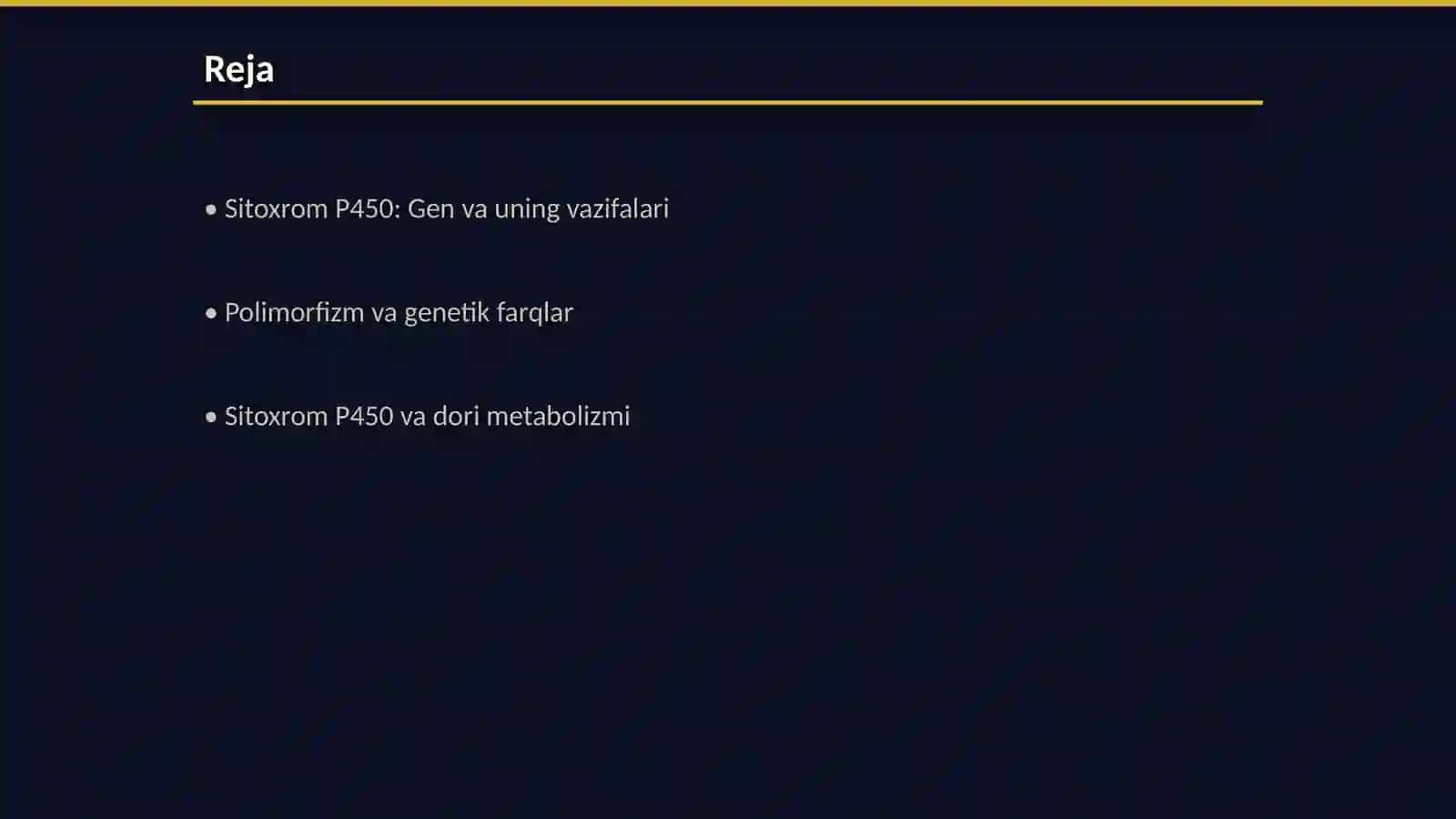 Sitoxrom P450 geni polimorfizmi, davolashning personifikasiya asoslari 2