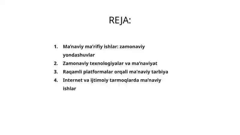 Zamonaviy texnologiyalar va ma'naviyat 2