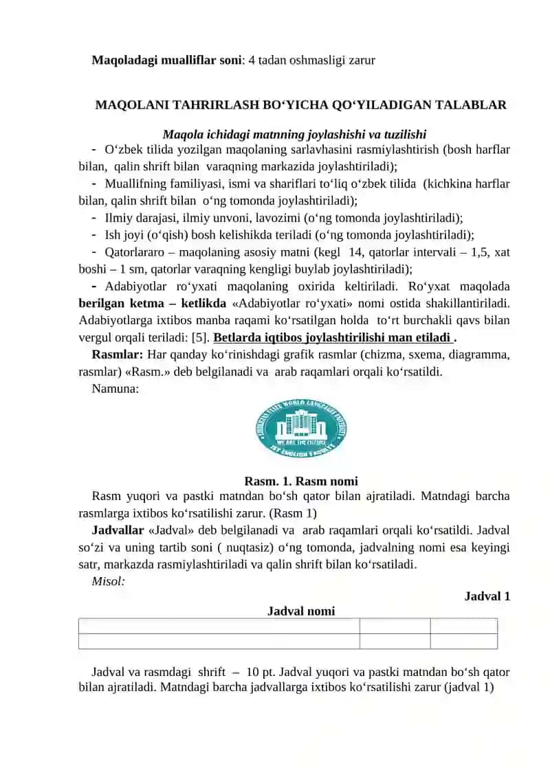 OTM miqyosida talabalar ilmiy konferensiyasi 2