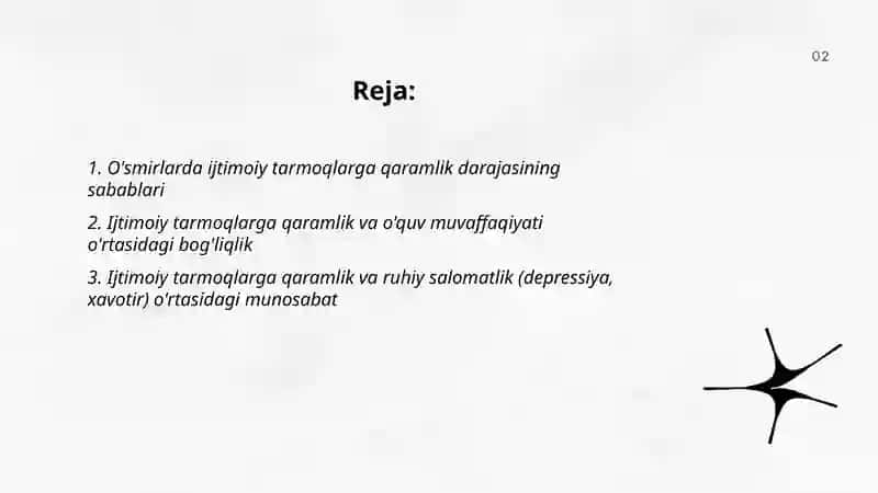 O'smirlarning ijtimoiy tarmoqlarga qaramlik darajasi 2