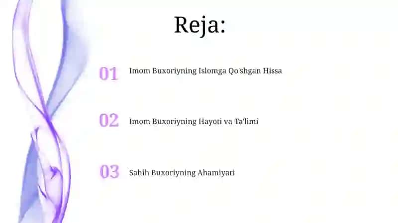 Imom Buxoriyning Ta'limi 2