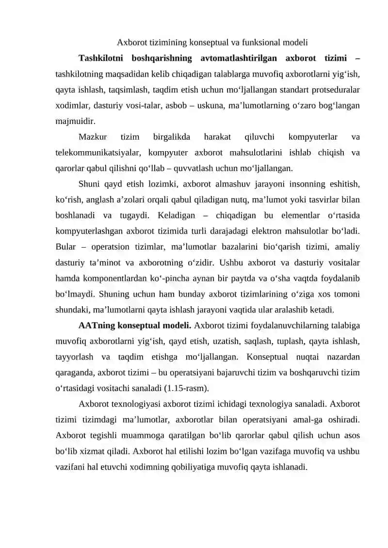 Ax borot tizimlari va turlari 2