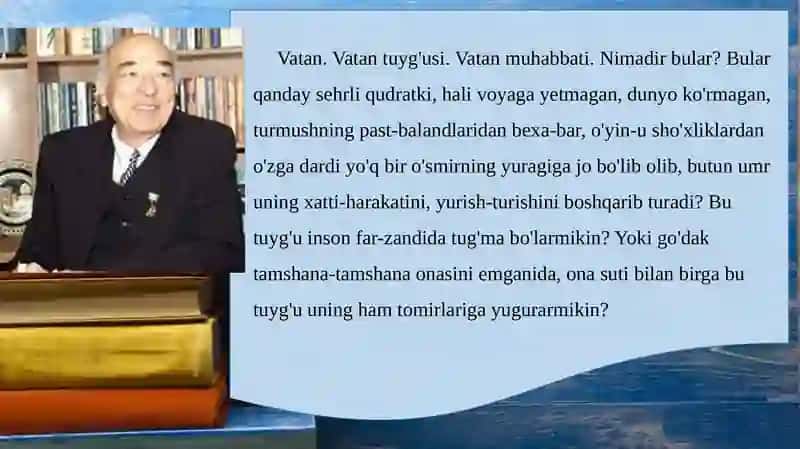 O'LSAM, AYRILMASMAN QUCHOQLARINGDAN - OZOD SHARAFIDDINOV 2