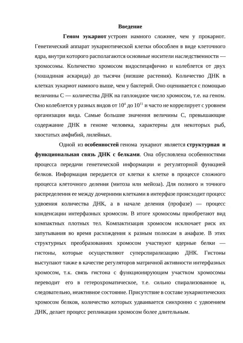 Структура генома эукариот 2