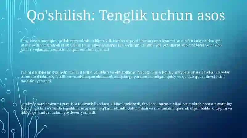 Inklyuziv Ta‘Limning Mohiyati Integratsion Ta‘Lim 2