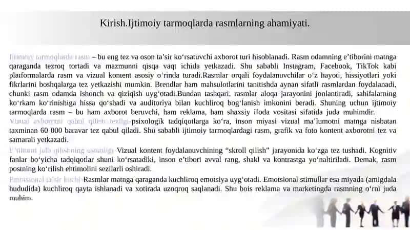 Ijtimoiy tarmoqlarda rasmni qayta ishlash: Filtrlar, aniqlash vamanipulyatsiya 2