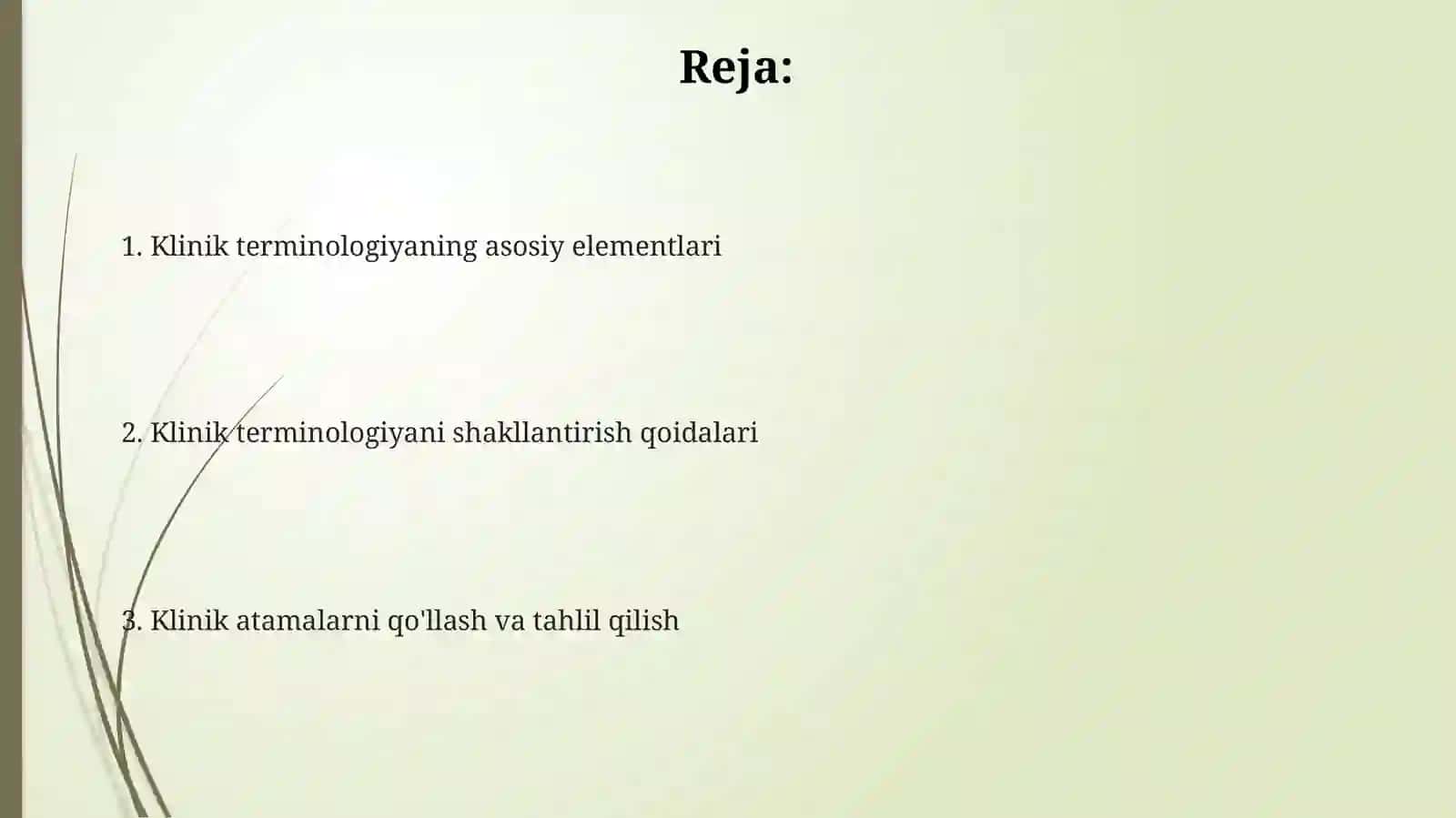 Klinik terminologiyaning asosiy elementlari 2