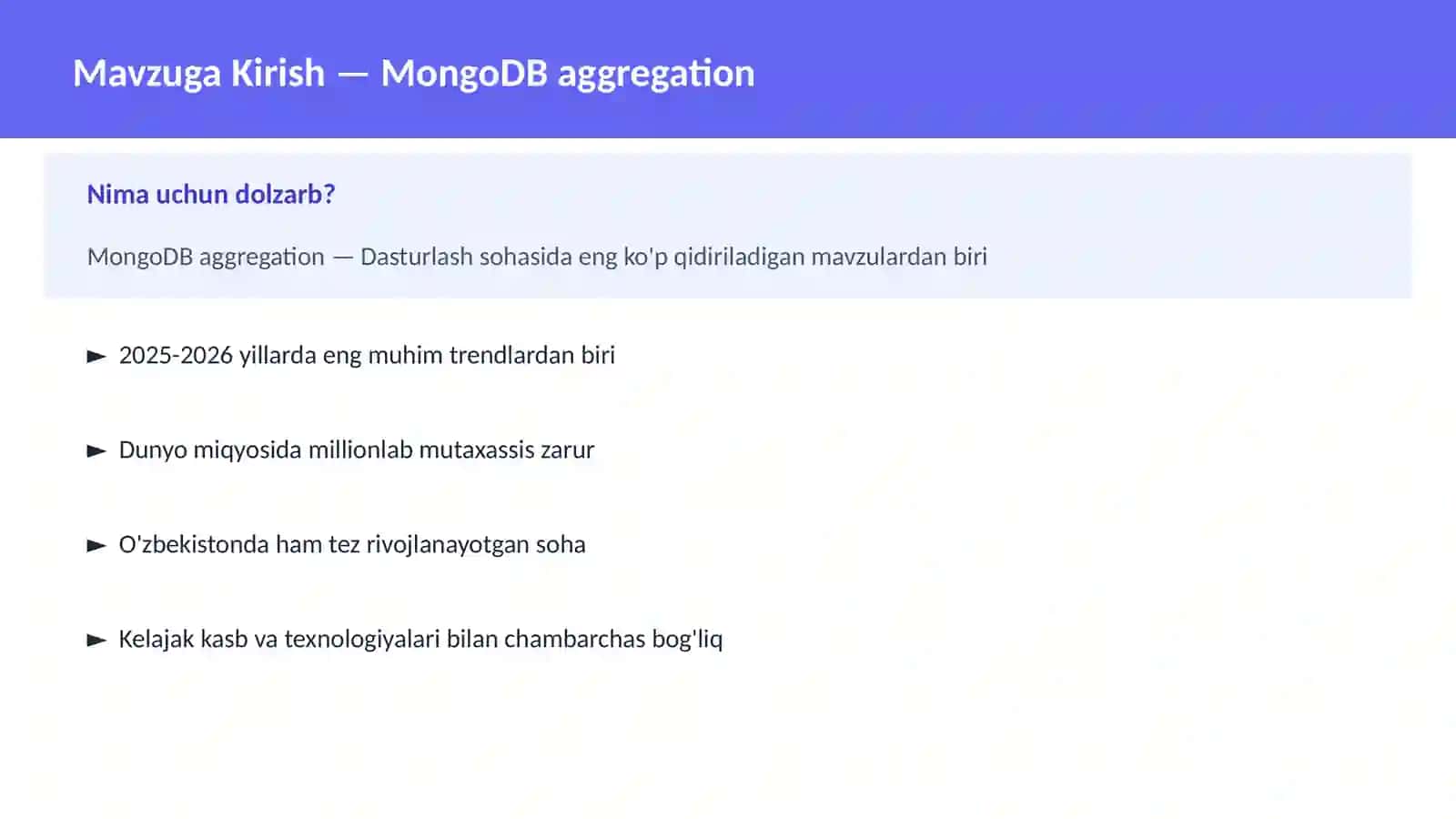 MongoDB aggregation 2