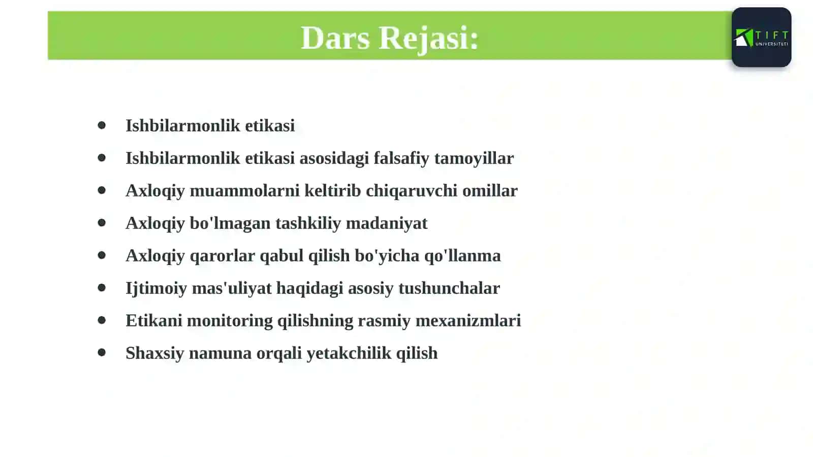 Biznes Etikava Ijtimoiy Mas’uliyat 2