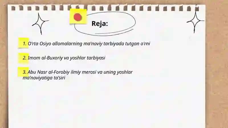 O'rta Osiyo allomalari ilmiy merosi 2