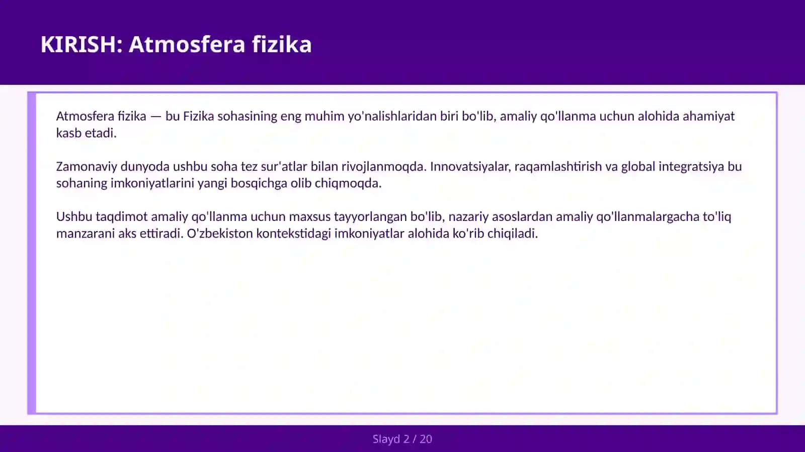 Atmosfera Fizika 2