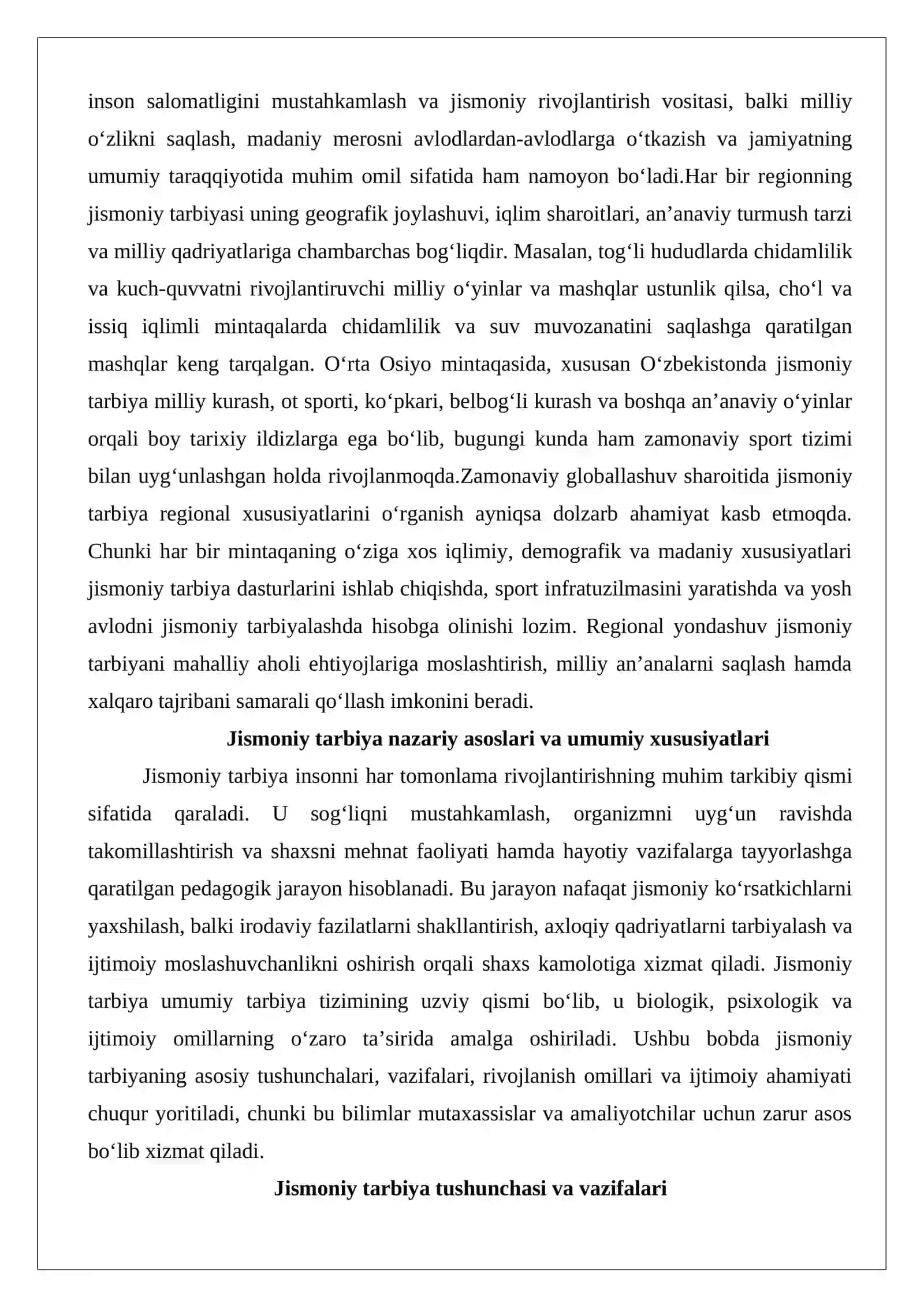 Jismoniy tarbiya regional xususiyatlari 2
