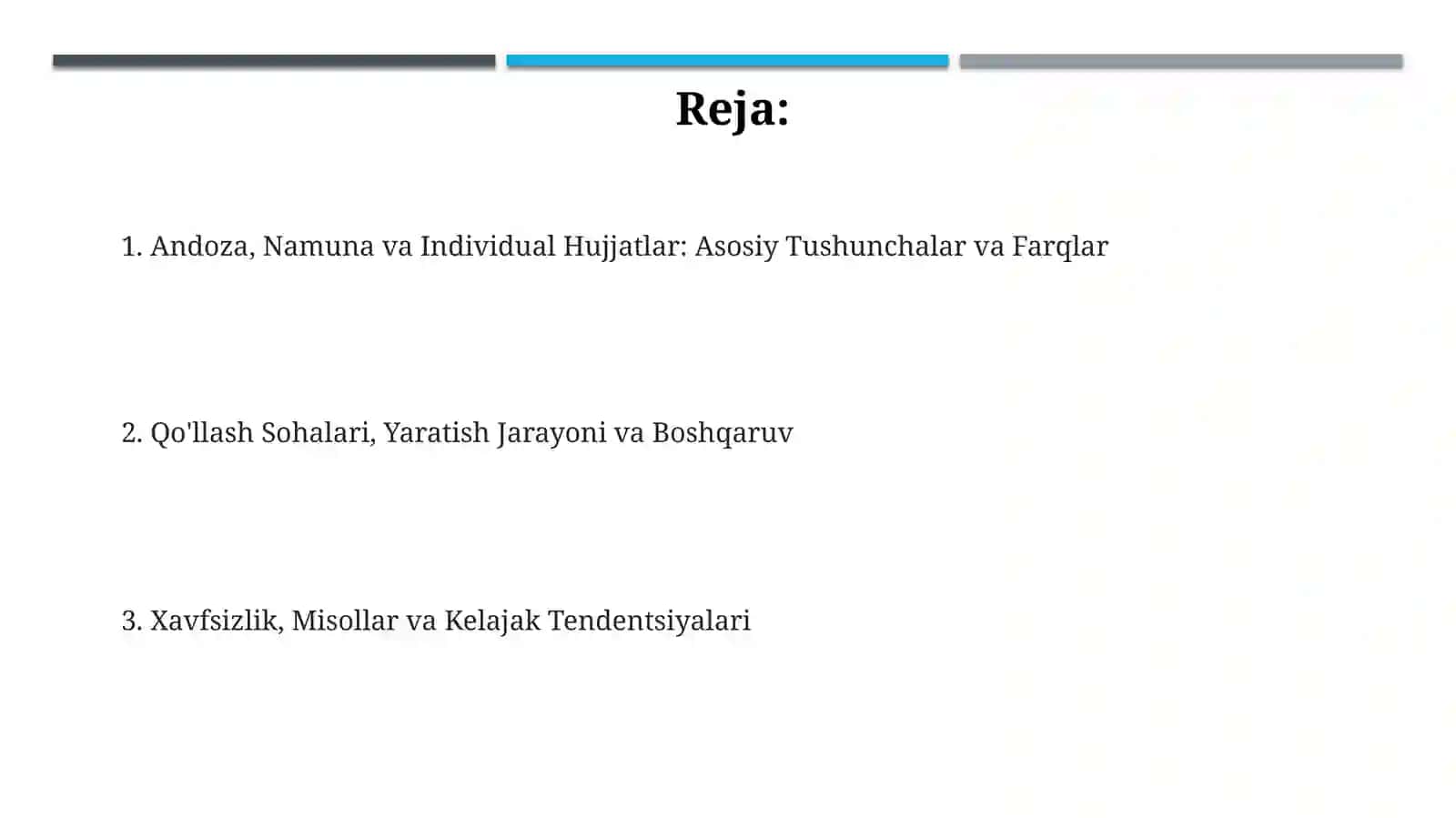 Andoza, Namuna va Individual Hujjatlar: Asosiy Tushunchalar va Farqlar 2