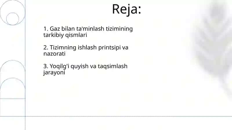 Gazbilan ishlaydigan divigatellarnig ta'minlash tizim 2