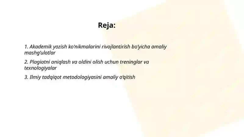 Universitetda akademik savodxonlikni rivojlantirishning amaliy jihatlari 2