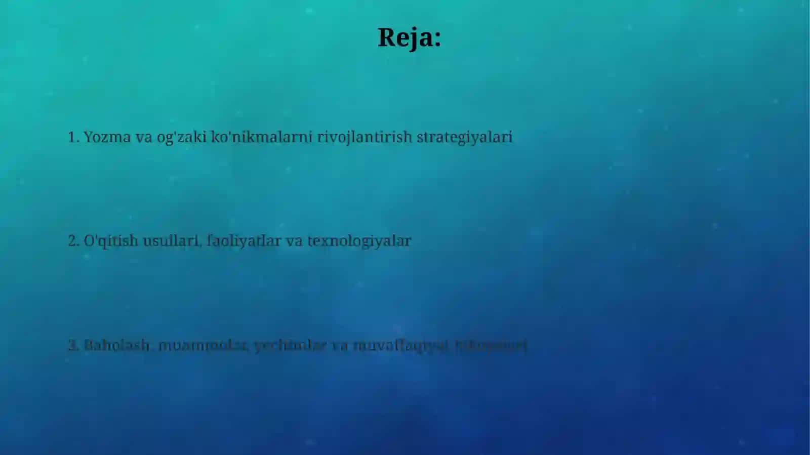 Óquvchilarning yozma va og'zaki nutqlarini shakllantirish 2