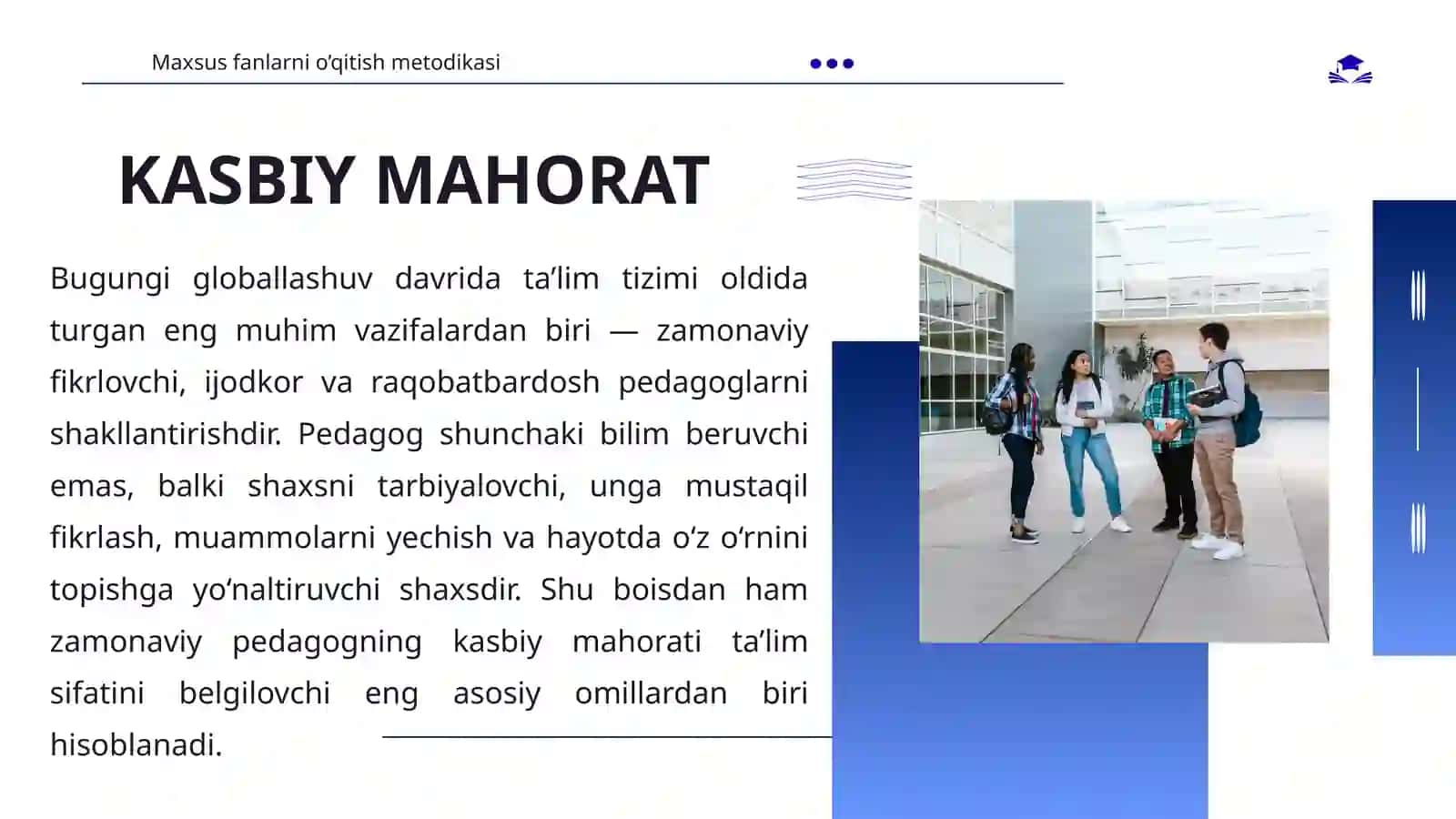 ZAMONAVIY PEDAGOGNING KASBIY MAHORATI 2