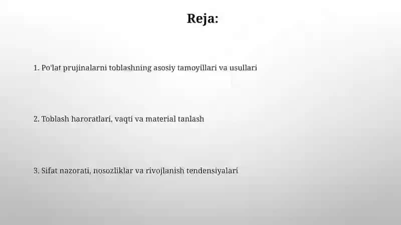 Osma prujinalarini toblash texnologiyasi 2