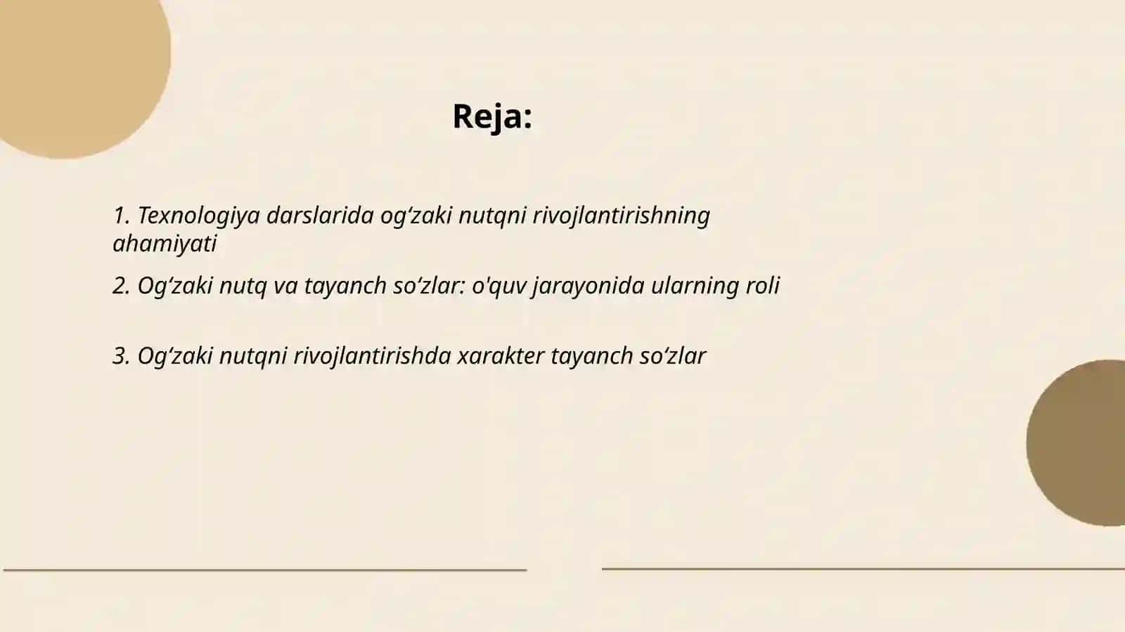 Texnologiya darslarida ogʻzaki nutqni rivojlantirish jarayonida tayanch soʻzlar ustida ishlash 2