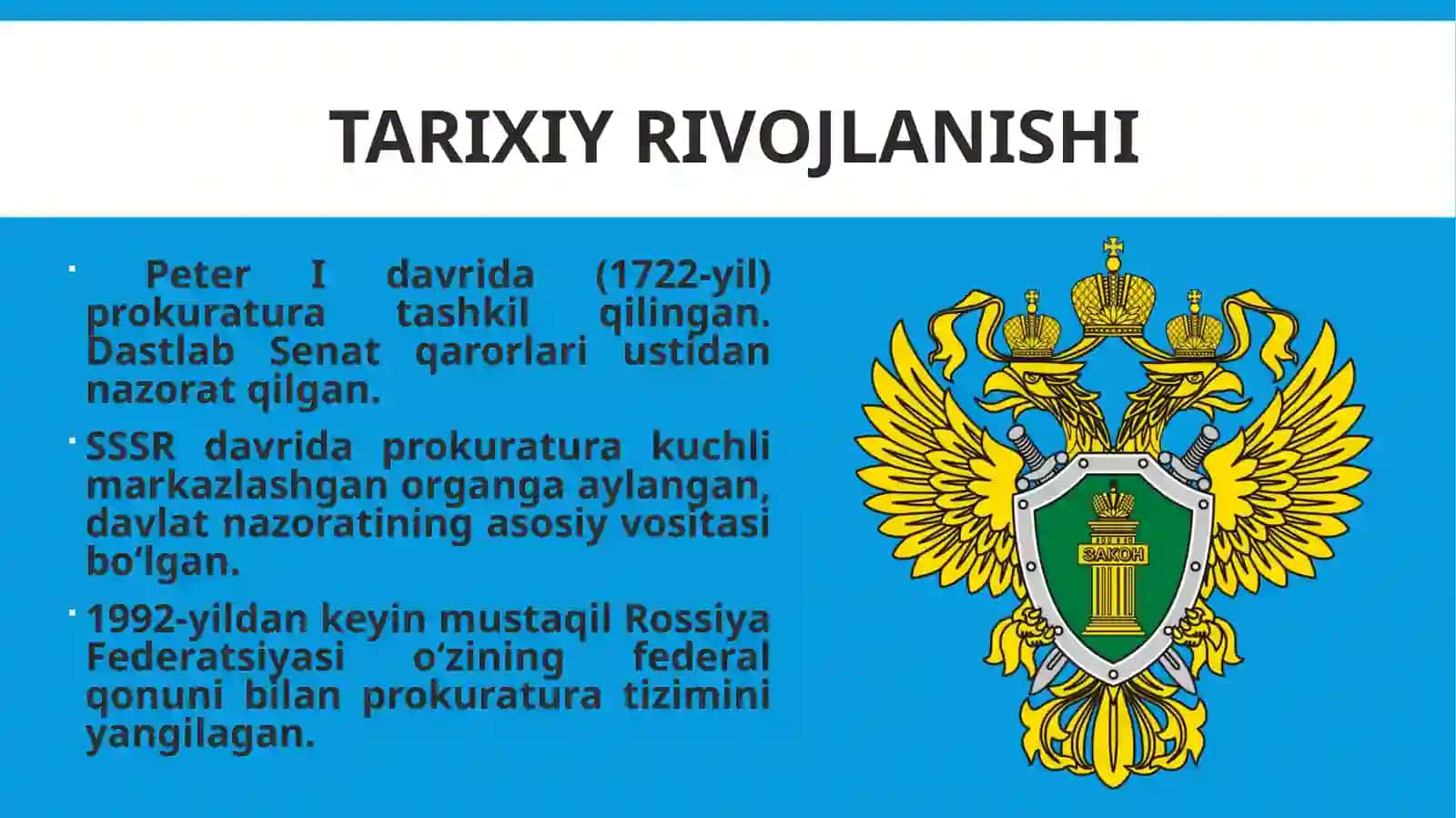 ROSSIYA DAVLATIDA PROKURATURA 2