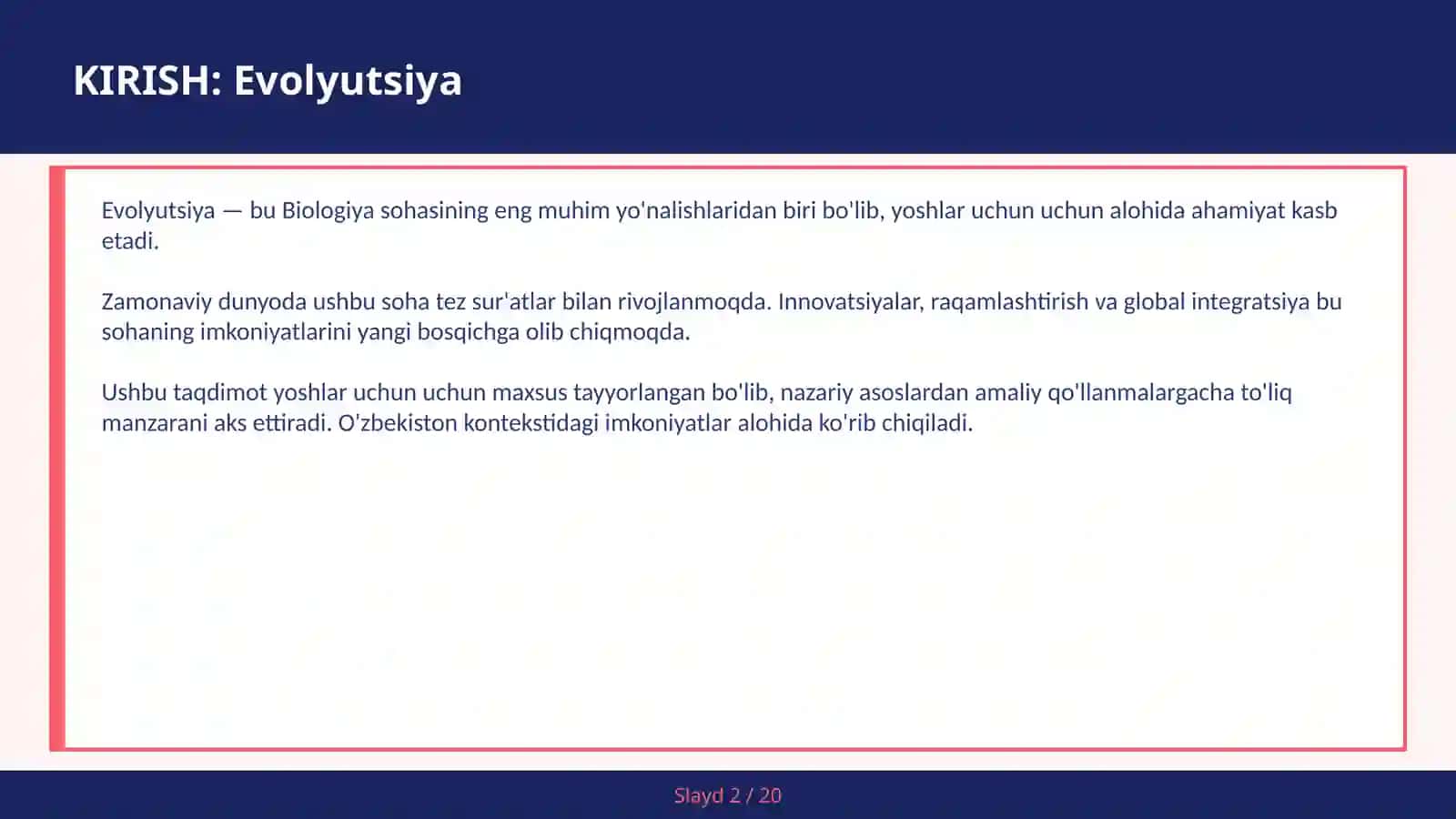 EVOLYUTSIYA 2