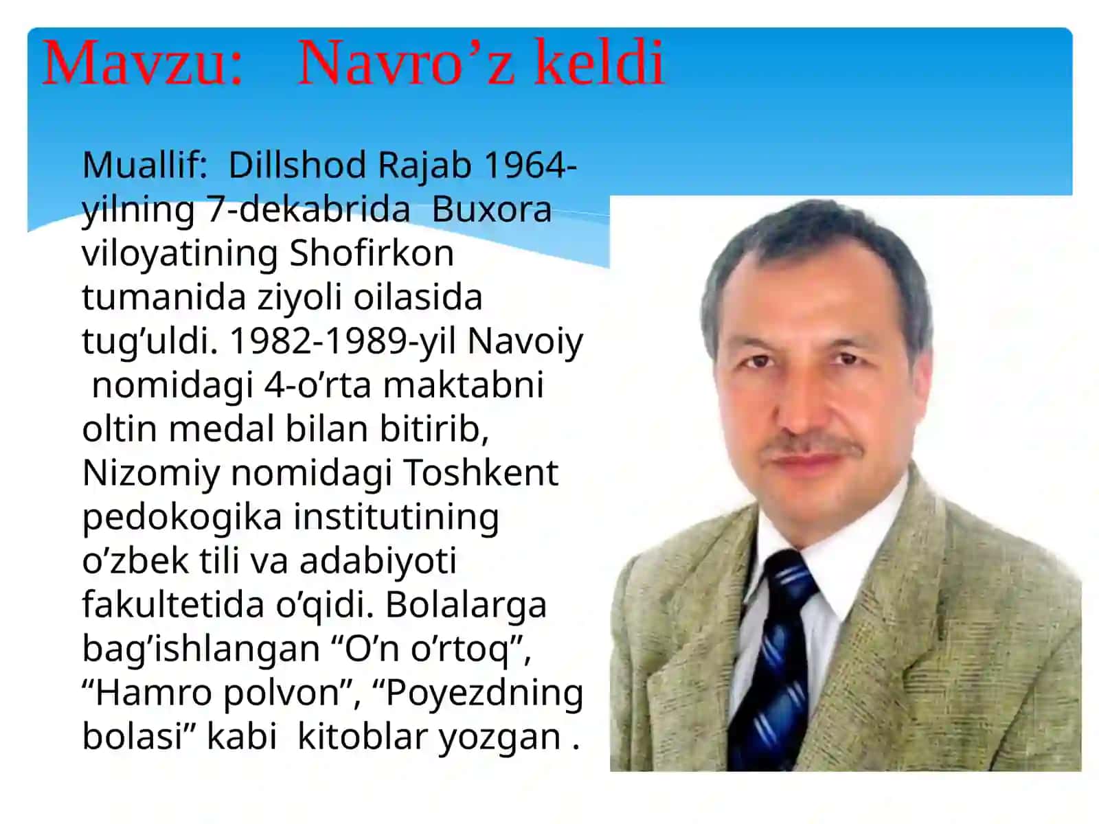 "Navro’z keldi" mavzusida taqdimoti 2