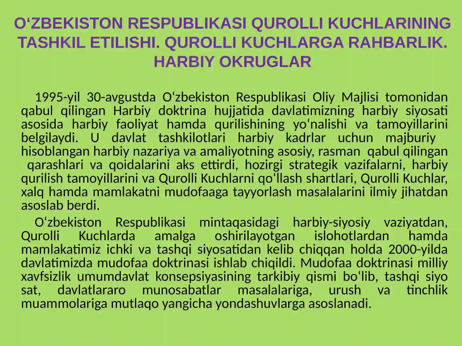 Harbiy doktrina 2