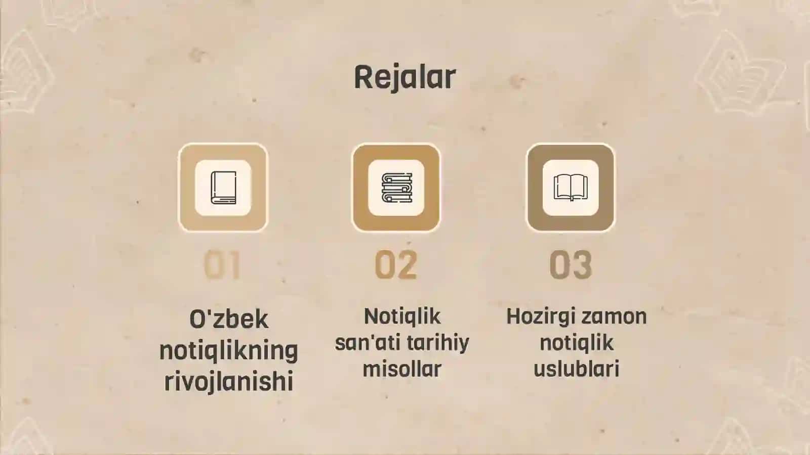 O'zbek notiqlik sa'nati tarixini o'rganish 2