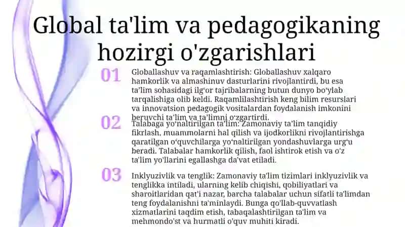 Jahon Mamlakatlari Ta’lim Tizimi va Pedagogika Fani 2