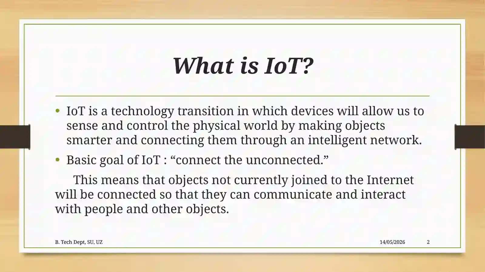 Internet of Things 2