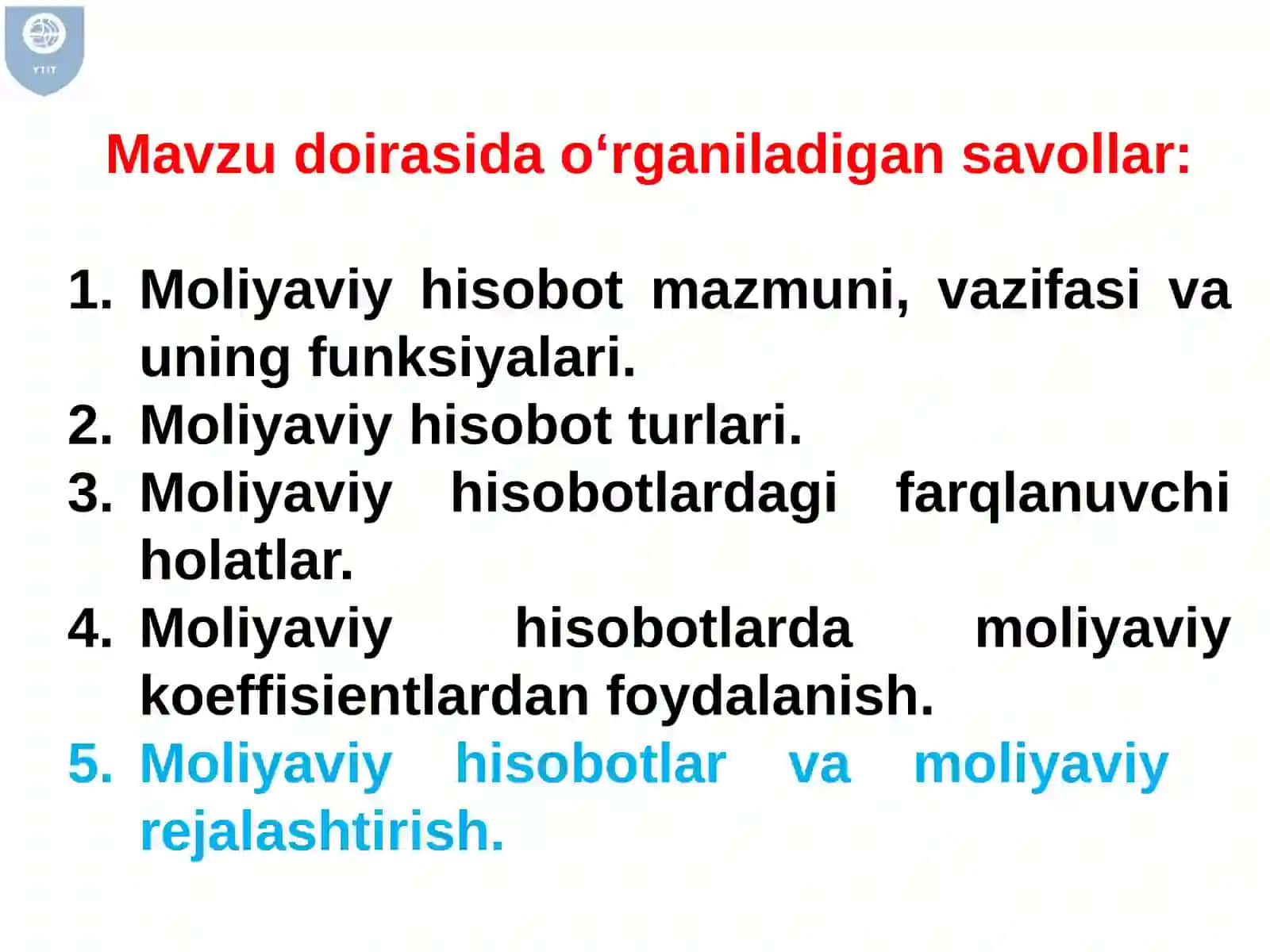 Moliyaviy hisobot: mazmuni, funksiyalari va turlari 2