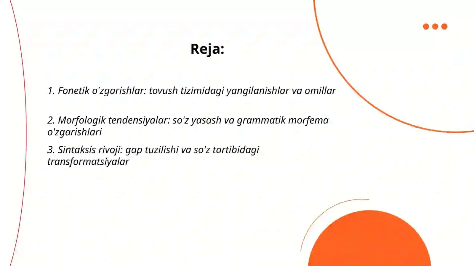 Hozirgi o'zbek tili taraqqiyotida lingvistik va ekstralingvistik omillar 2