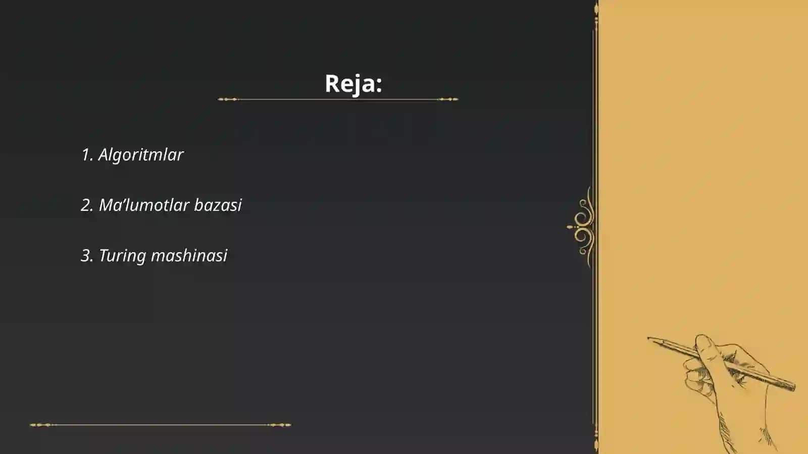 Algoritmlar 2