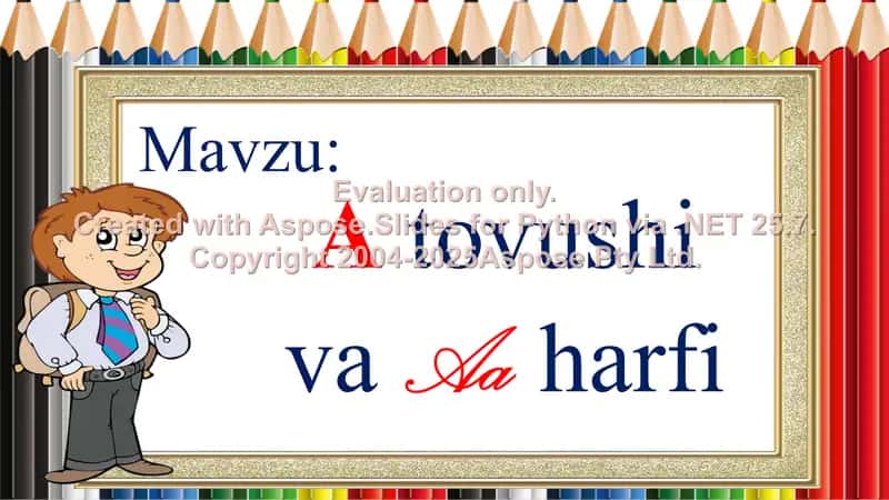 A tovushi va Aa harfi 2