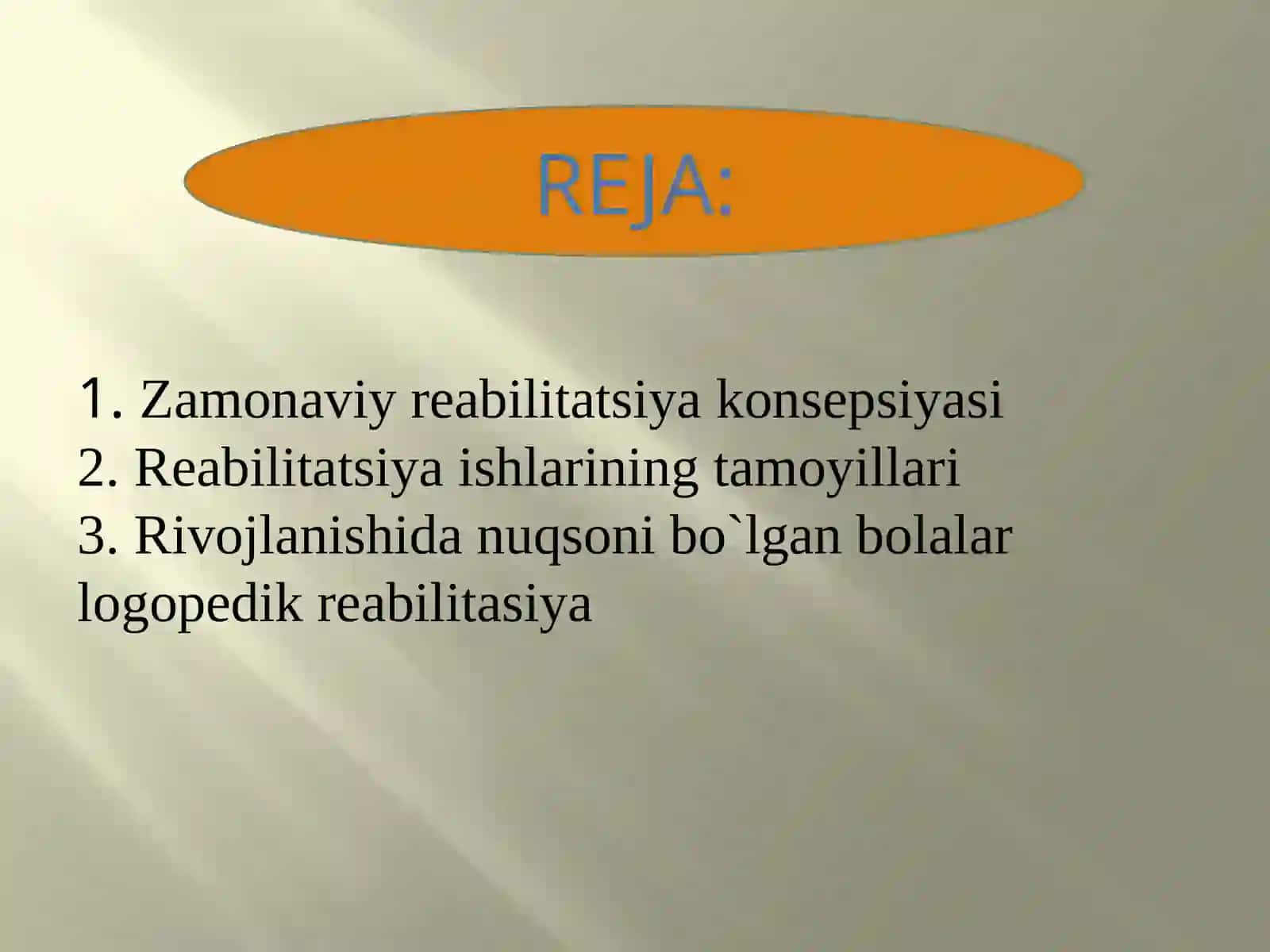 Rivojlanishida nuqsoni bo‘lgan bolalar va o‘smirlarning logopedikreabilitatsiyasi 2