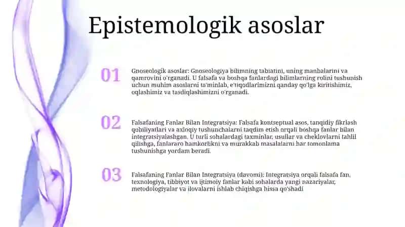 Falsafaning Fanlar Bilan Integratsiya 2