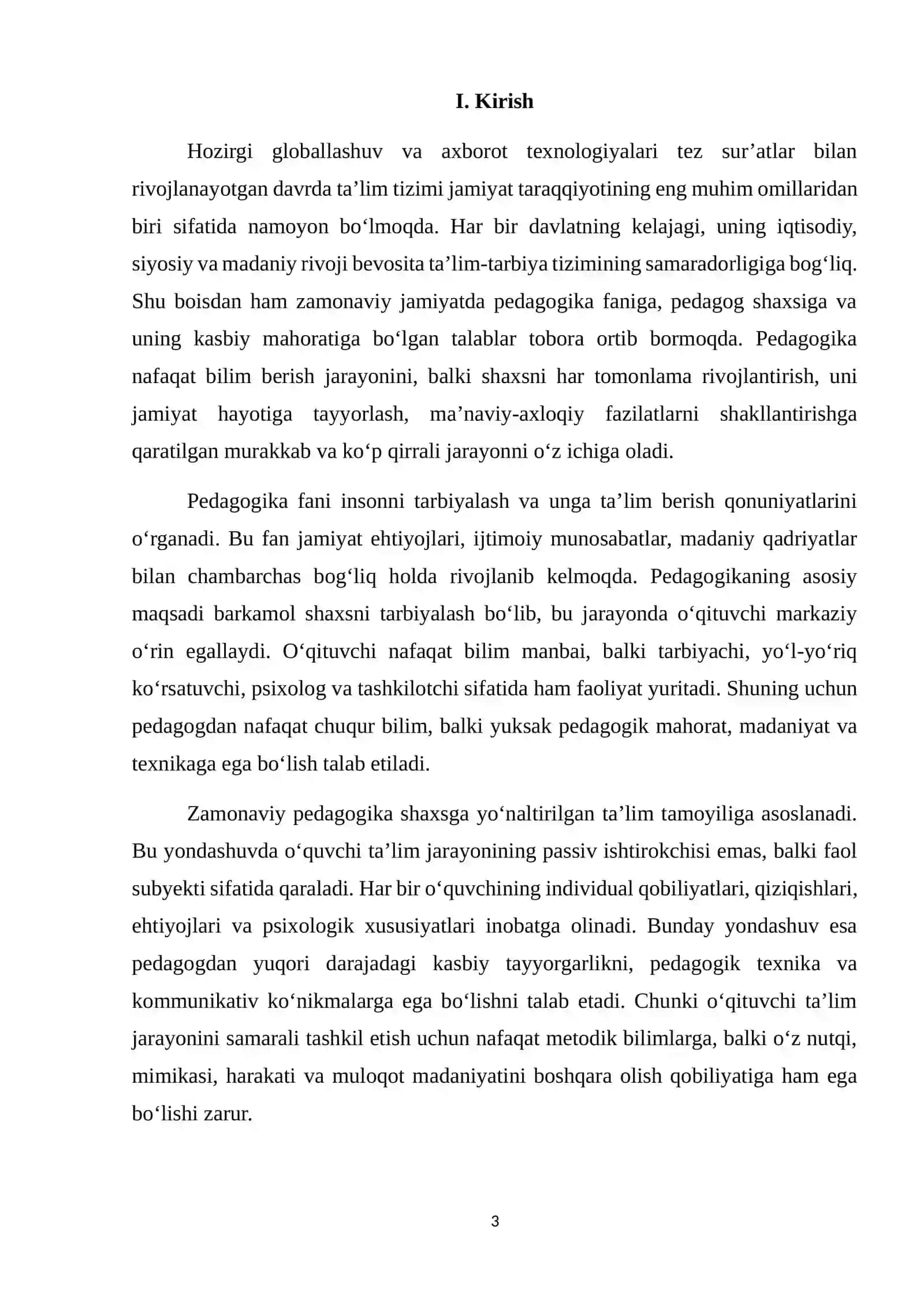Pedagogik mohiyati va xususiyati. Pedagogik texnika haqida tushuncha 2