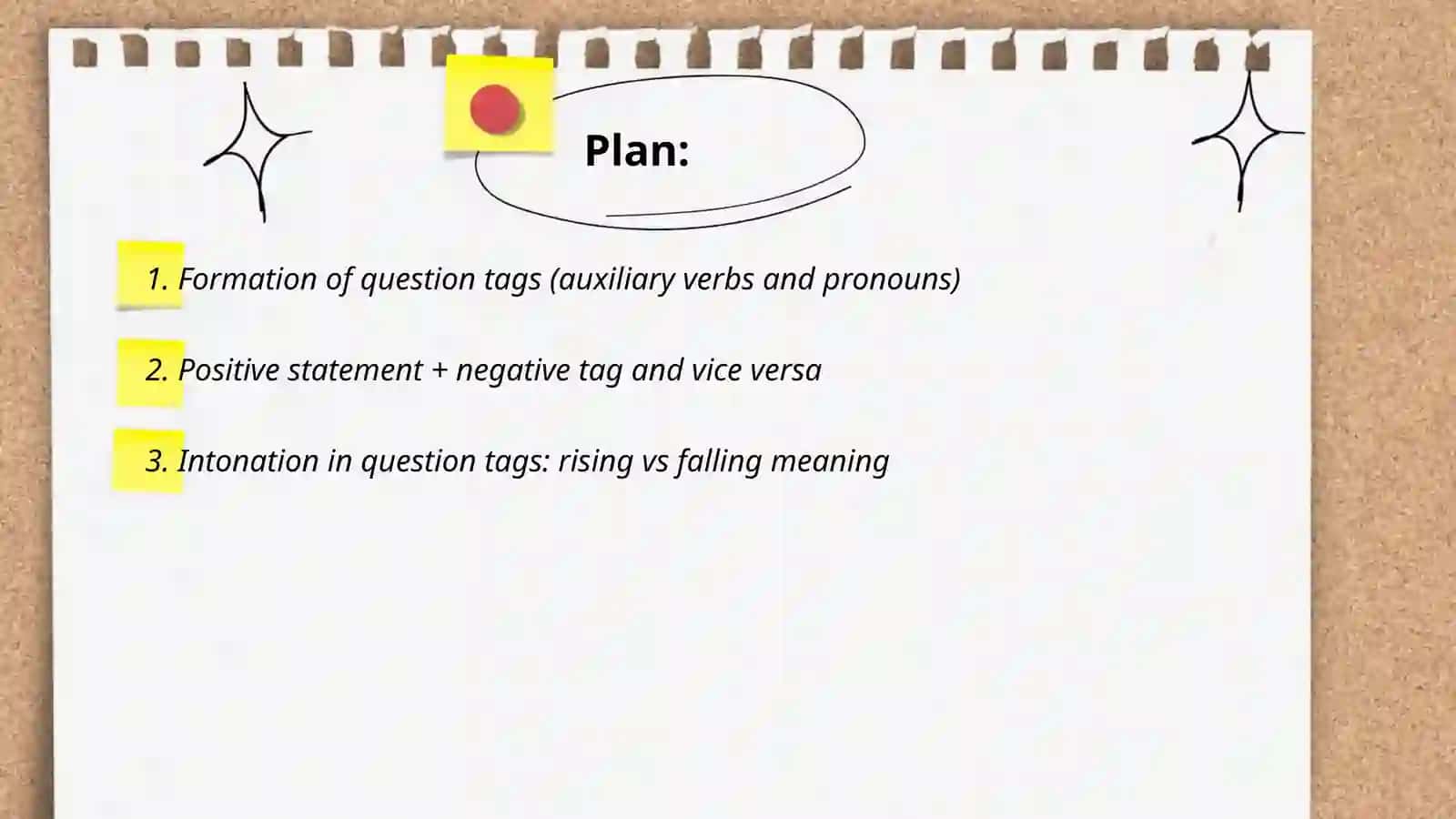 Tag and special question 2