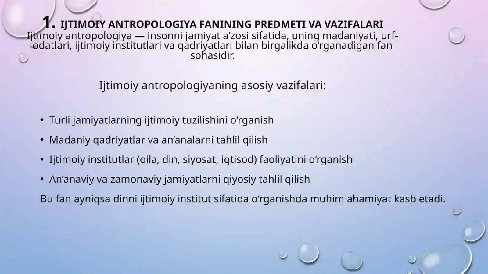 IJTIMOIY ANTROPOLOGIYA VA DINIY MUNOSABATLAR 2