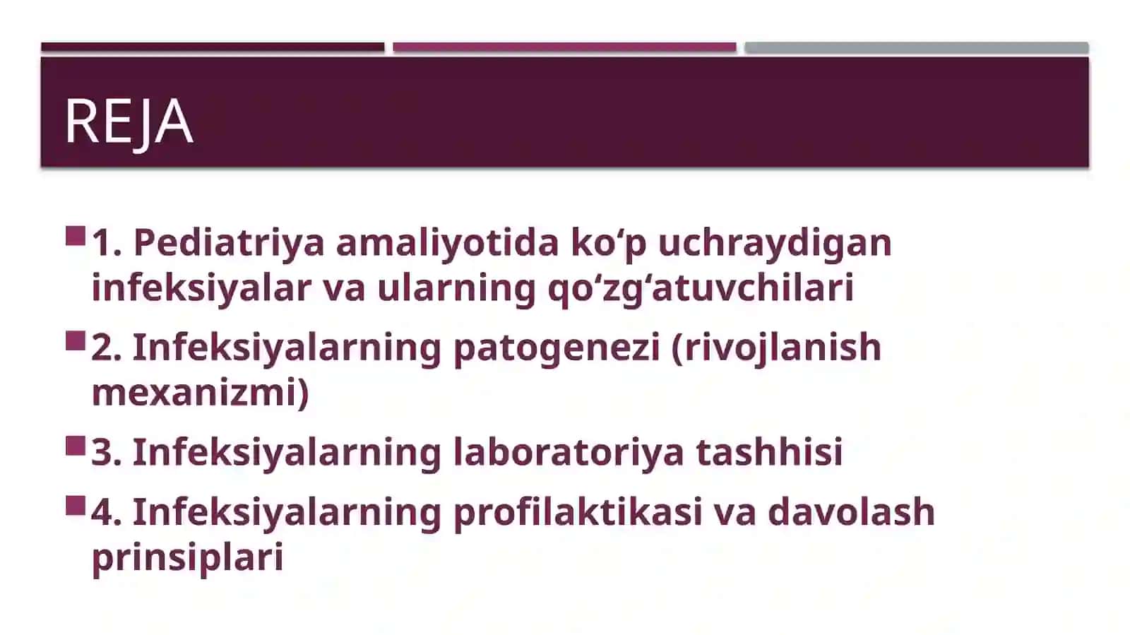 Pediatriya amaliyotida kop uchraydigan infeksiyalar qo’zg’atuvchilari patogenez labaraturiya tashhisi 2