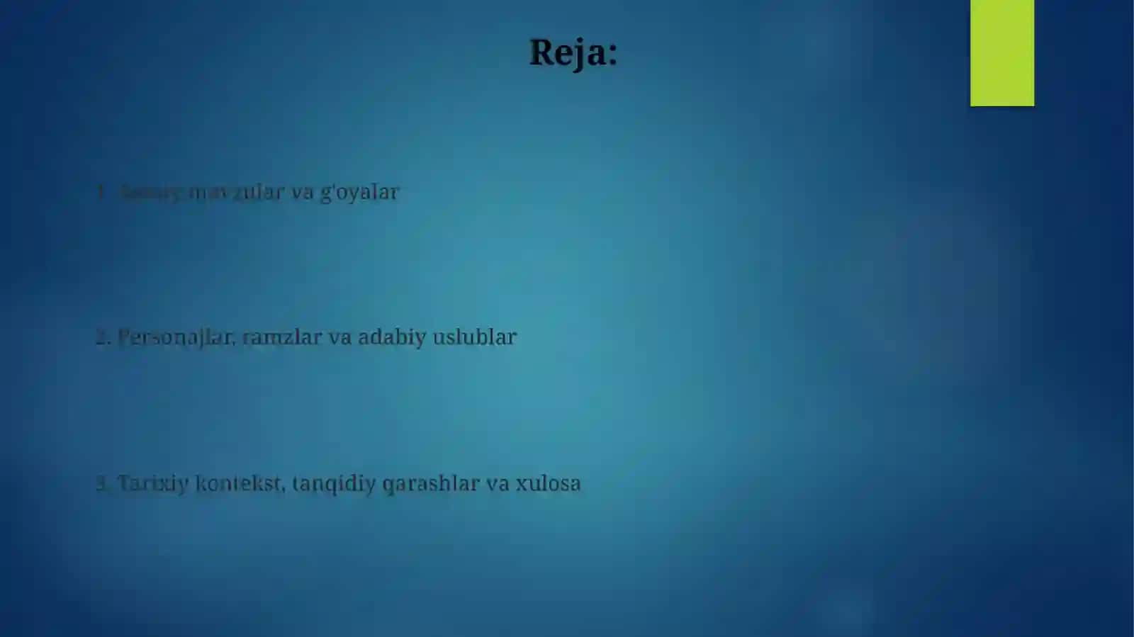 Mutolaaq ilingan badiiy asarlar 2