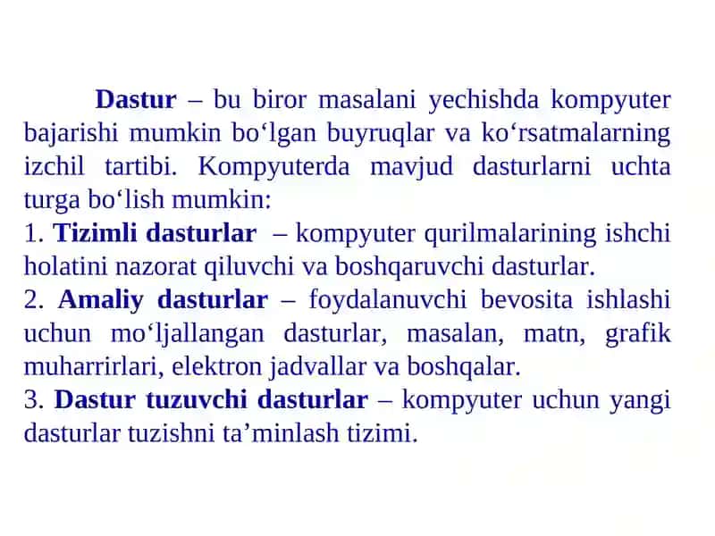 Arxitektura va qurilish soxasidazamonaviy kompyutеrlarning dasturiy ta`minoti 2