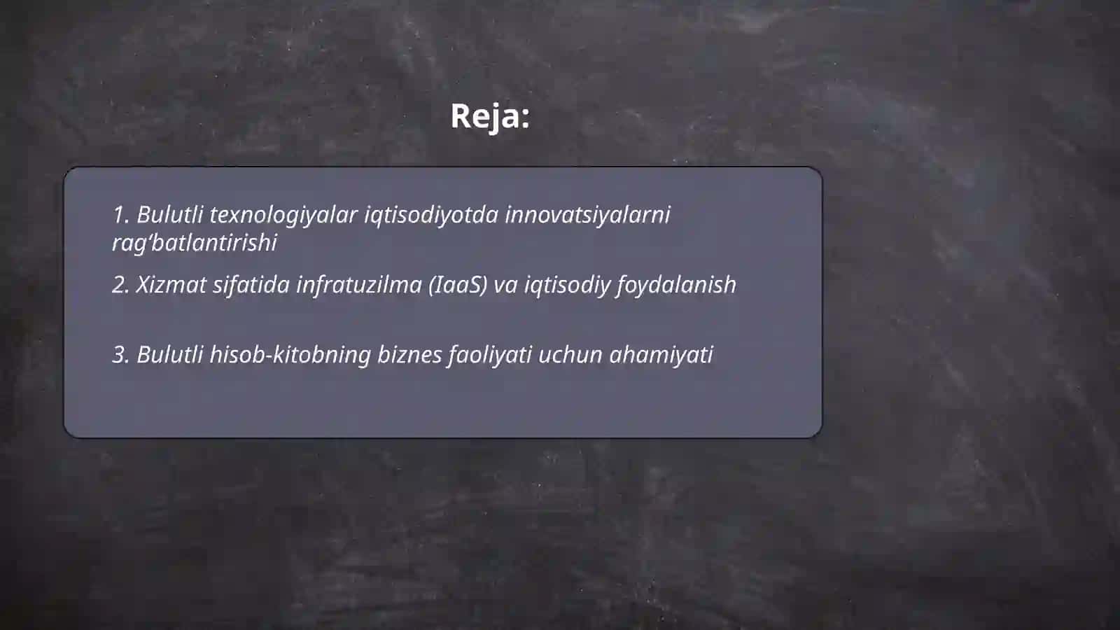 Iqtisodiyotda bulutli texnologiyalarining o'rni va ahamiyati 2
