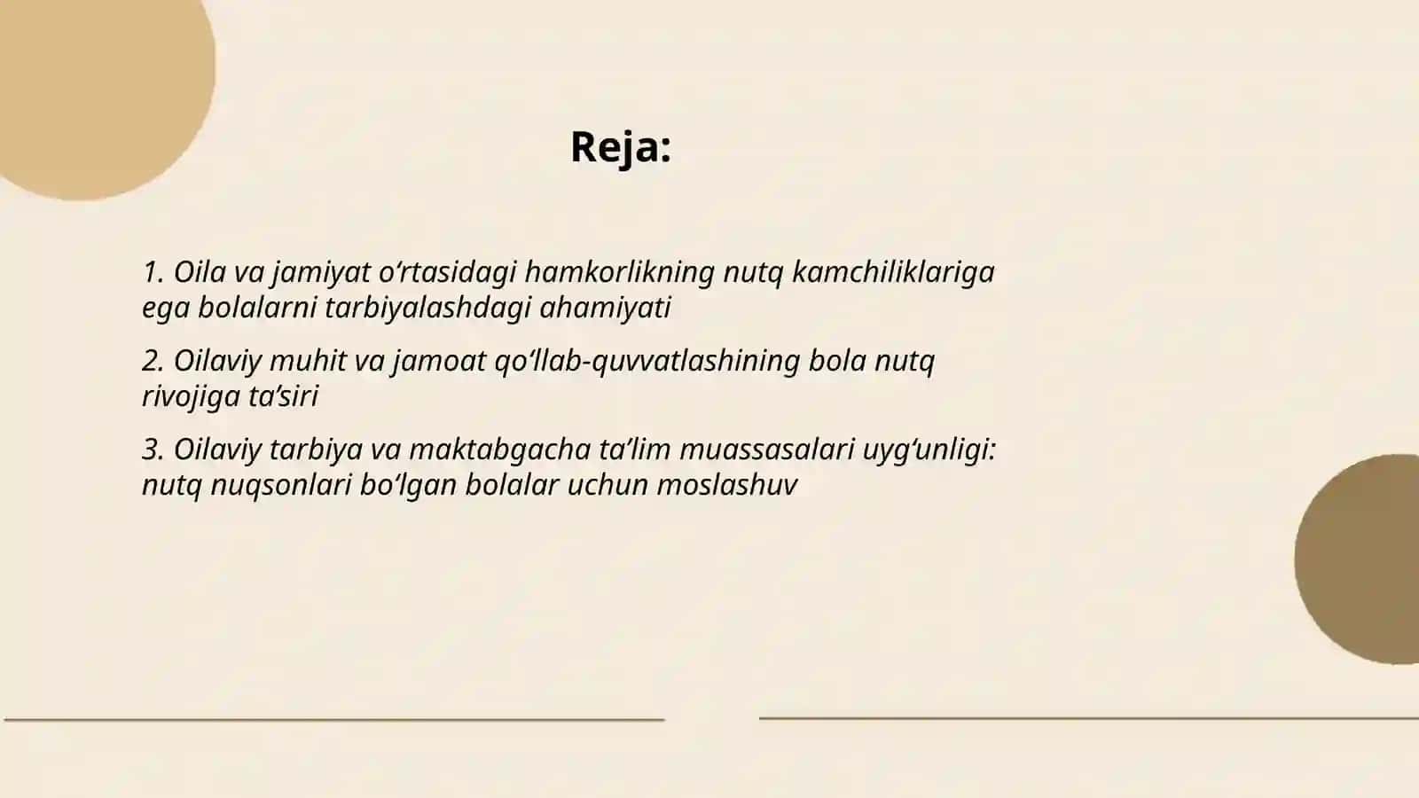 Nutq kamchiliklariga ega bolalarni oilada tarbiyalashda oila va jamiyat uyg‘unligi 2