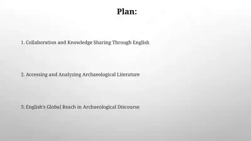 English as a Tool for Research in Archelogy 2